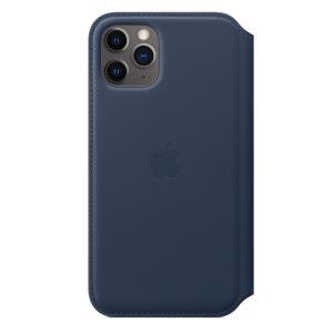 iPhone 11 Pro Leather Folio Deep - Sea Blue