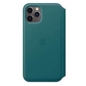 iPhone 11 Pro Leather Folio - Peacock