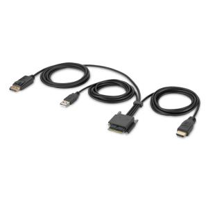 Modular Hdmi And Dp Dual Head Host Cable 1.8m