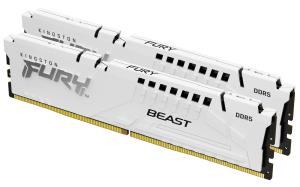 64GB Ddr5 6000mt/s Cl40 DIMM (kit Of 2) Fury Beast White Xmp