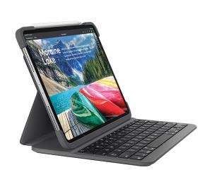 Slim Folio Pro For iPad Pro12.9in (3rd G) - Graphite - Qwerty Pan Nordic