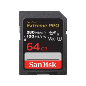 SanDisk PRO 64GB V60 UHS-II SD Cards 280/100MB/S V60 C10 UHS-II