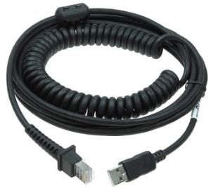 Cabl USB Type A Tpuw Coiled Pwr Off Terminal 5m Blk Pwr