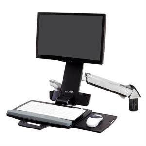 Styleview Sit-stand Combo Arm (polished Aluminum)