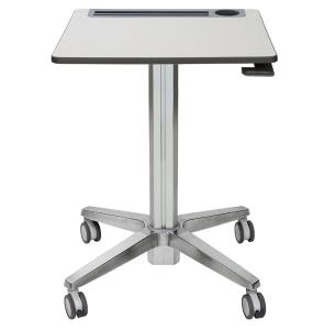 Learnfit Adjustable Standing Student Desk (white/silver)
