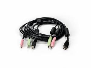Cable Assy 1-USB/2-audio 6ft (sv120/140)
