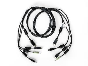 Cable 1-DisplayPort/2-USB/1-audio 6ft (sc845d)
